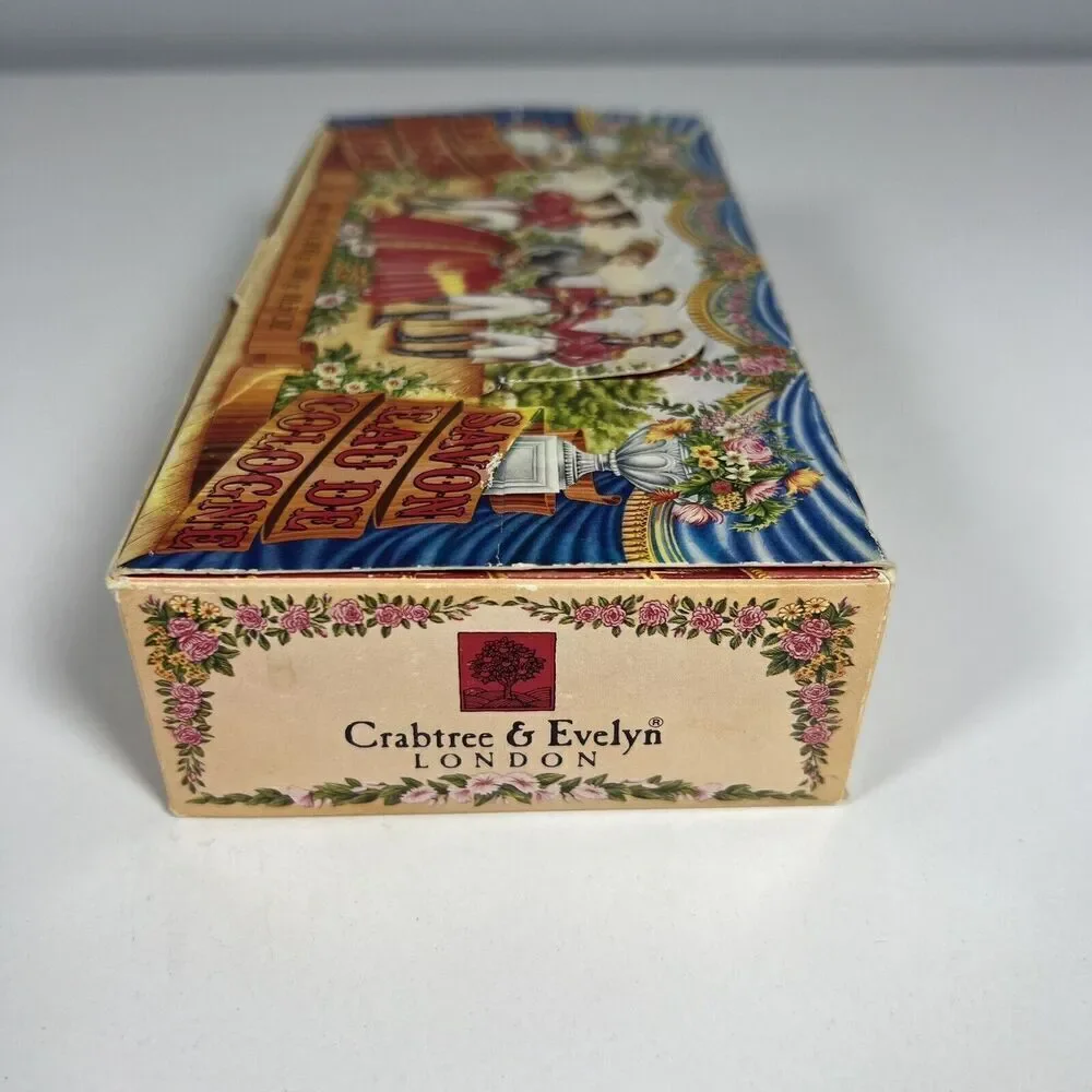 Eau de Cologne Soap by Cabtree & Evelyn 3 x 100g (10.5 oz total) Vintage 1982